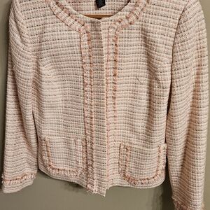 Women's Pink Tweed Jacket